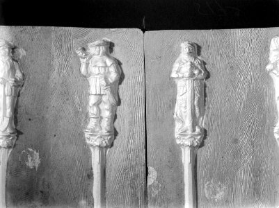 Mallen voor theelepels van de fa Gerritsen & Van Kempen in Zeist, Bestanddeelnr 190-0575