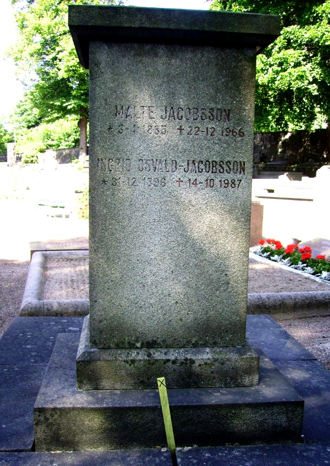 Malte Jacobsson, örgryte gamla