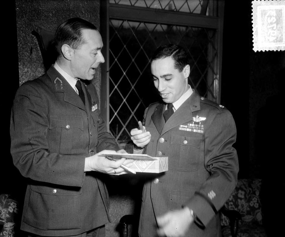 Majoor Vlieger James Jabara bezoekt Nederland, Bestanddeelnr 904-9723