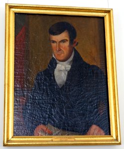 Major Aaron Robinson (1767-1850), 1800-1825, oil on canvas - Bennington Museum - Bennington, VT - DSC08571