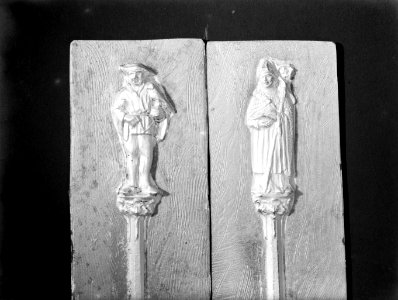 Mallen voor theelepels van de fa Gerritsen & Van Kempen in Zeist, Bestanddeelnr 190-0574