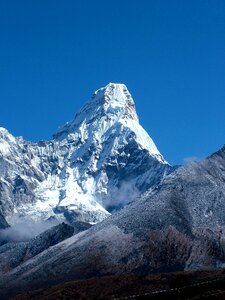 Mountains nepal sky photo
