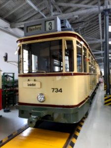 MAN-Einrichtungswagen (734) Straßenbahnmuseum Dresden