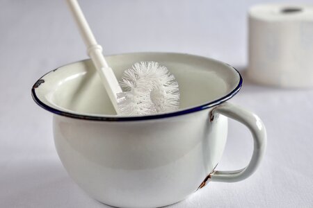 Toilet brush hygiene gray toilet