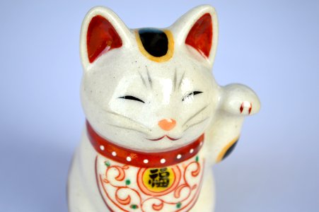 Maneki neko close-up