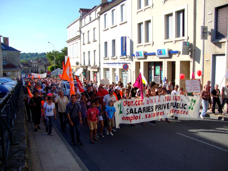 Manifestation contre la réforme des retraites - Auch - 2010-06-24 (1)