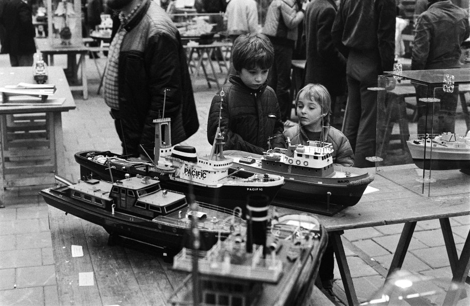 Manifestatie Techniek in vrije tijd 1981 in Utrechtse Jaarbeurs, stoommachine , Bestanddeelnr 931-3569