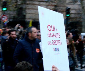 Manifestation pour le mariage pour tous Paris 16 12 2012 12
