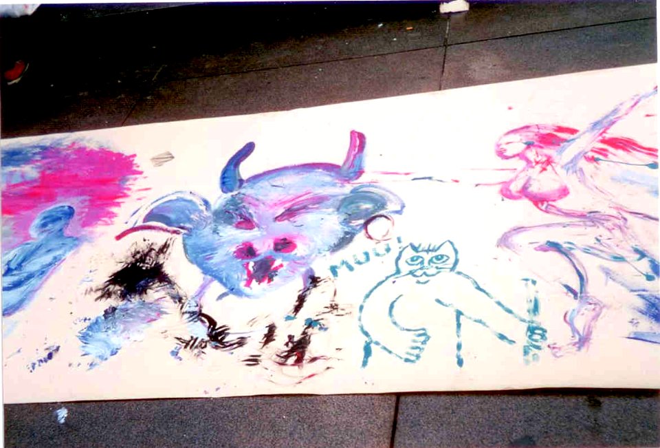 Manifestation des étudiants du liceo artistico et de l'Accademia Albertina di Belle Arti di Torino - 12 mai 1997 - 4