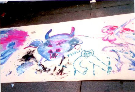 Manifestation des étudiants du liceo artistico et de l'Accademia Albertina di Belle Arti di Torino - 12 mai 1997 - 4