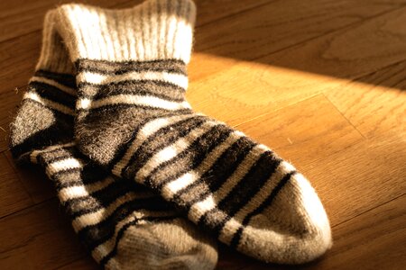 Wool socks winter clothing