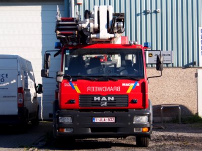 MAN, Magirus ALP 270, Fire Technics NV, Fire engine, Brandweer Antwerpen pic1