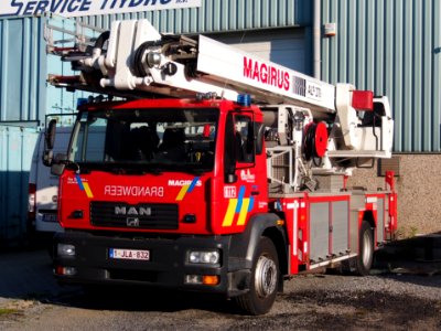 MAN, Magirus ALP 270, Fire Technics NV, Fire engine, Brandweer Antwerpen pic2
