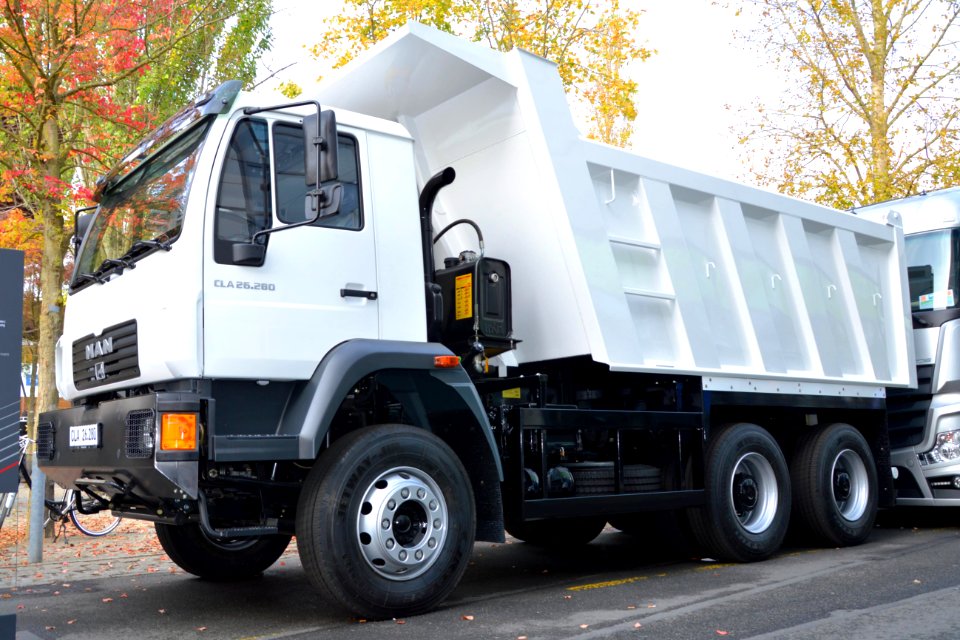MAN CLA 26.280 6x4 rear tipper for overseas market. Spielvogel 1