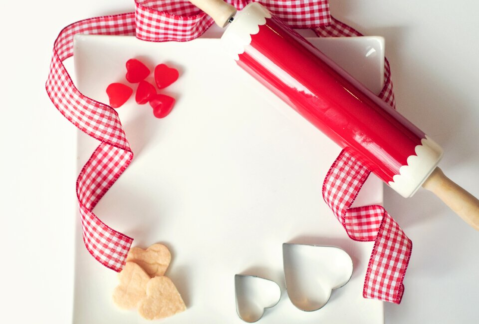 Valentines day cookies baking holiday baking photo