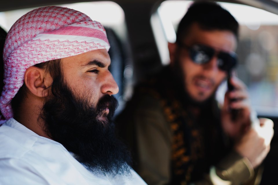 Mam Fakher, an Ezidi religious leader, in July of 2019 around Shingal's city center 22