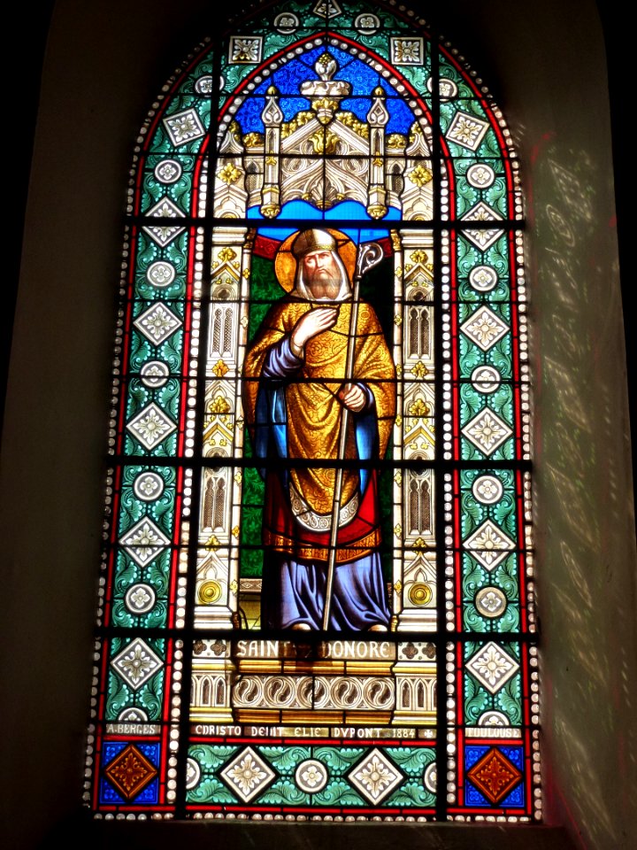 Mametz (Pas-de-Calais, Fr), église de Crecques, vitrail 02