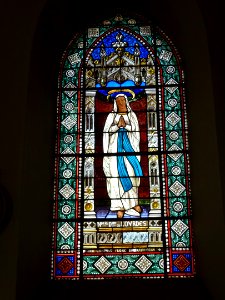 Mametz (Pas-de-Calais, Fr), église de Crecques, vitrail 01