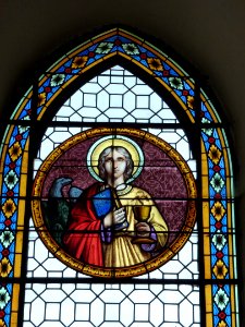 Mametz (Pas-de-Calais, Fr), église de Crecques, vitrail 06
