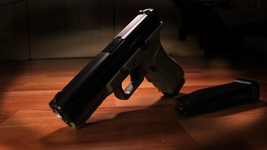 Handgun weapon firearm photo