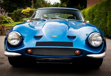 Headlights car photography vintage sports car