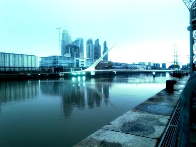 City harbor scene