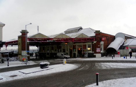 Main Building at Hove Railway Station, Station Approach, Hove (NHLE Code 1187584) (January 2013)