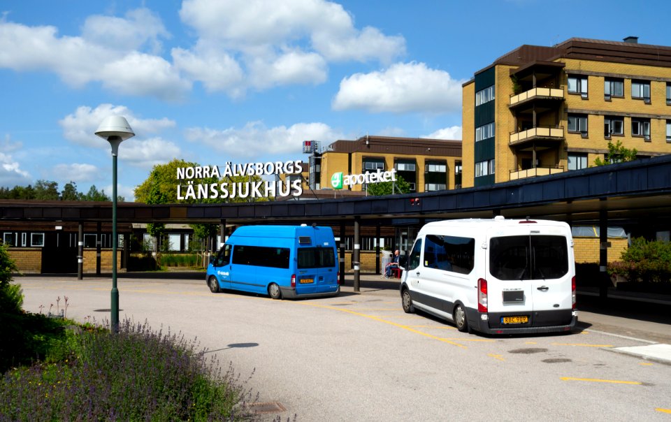 Main entrance at Norra Älvsborgs Länssjukhus (NÄL) 4
