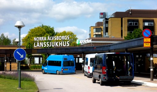 Main entrance at Norra Älvsborgs Länssjukhus (NÄL) 2