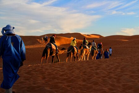 Sahara golden sands travelling photo