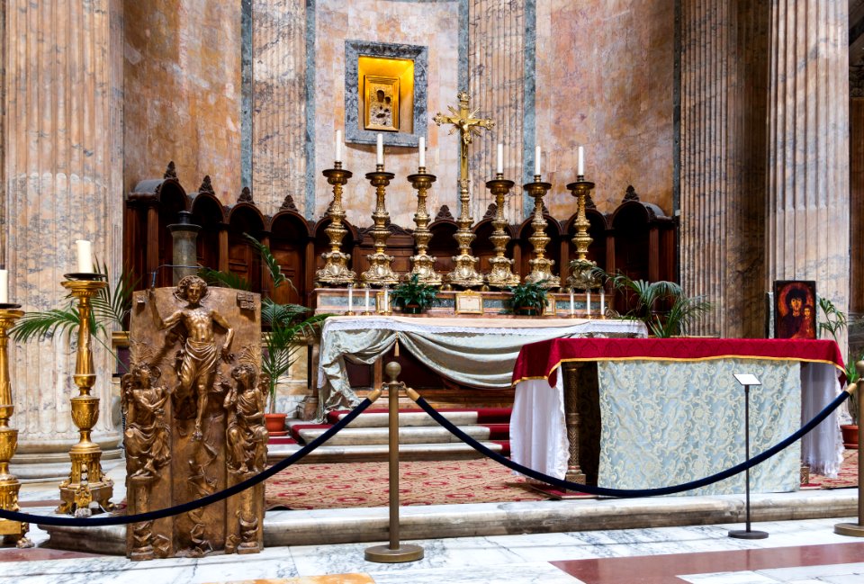 Main altar, Pantheon, Rome, Italy