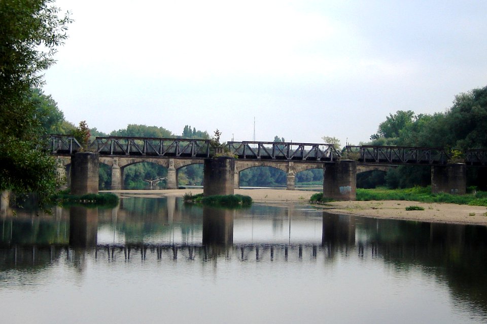 Magdeburg Eisenbahnbrücke Cracau