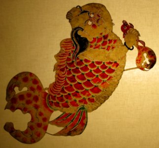 Magical animal II, shadow puppet from Shaanxi Province, 19th century, Lin Liu-Hsin Museum