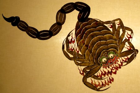 Magical animal IV, shadow puppet from Shaanxi Province, 19th century, Lin Liu-Hsin Museum