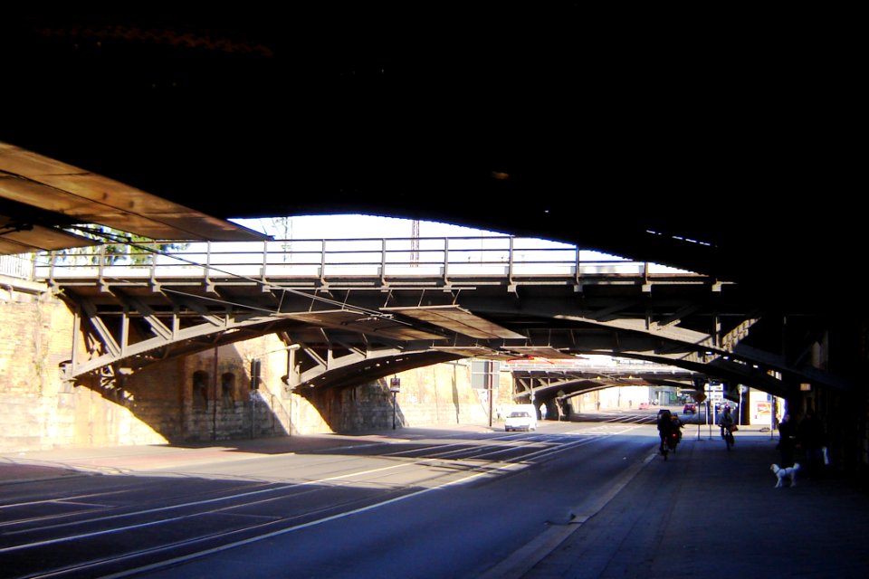 Magdeburg E.Reuter-Allee Bahnbrücken