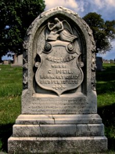 Magdalena Pfeil Monument, South Side Cemetery, 2015-08-07, 01