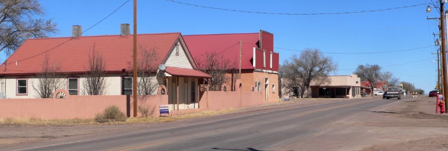 Magdalena, New Mexico, N side 1st Street from Oak 1