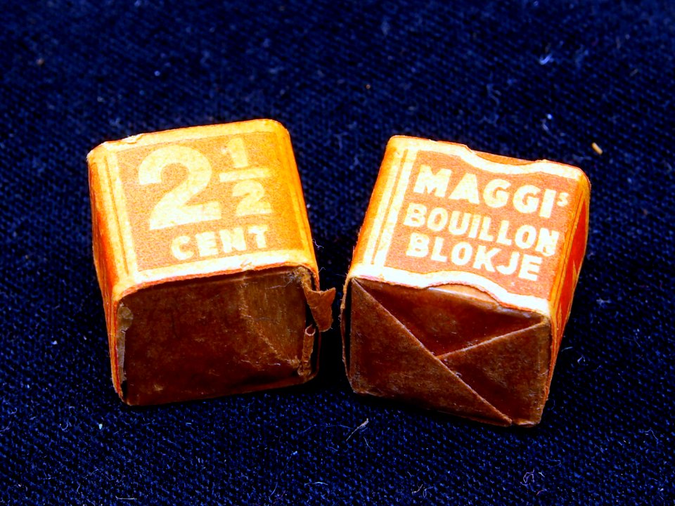 MAGGIs bouillon blokje 2,5 cent