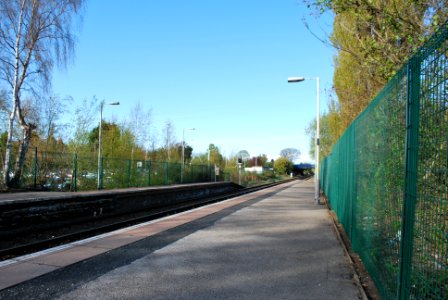 Maghull Station Liverpool platform towards Ormskirk