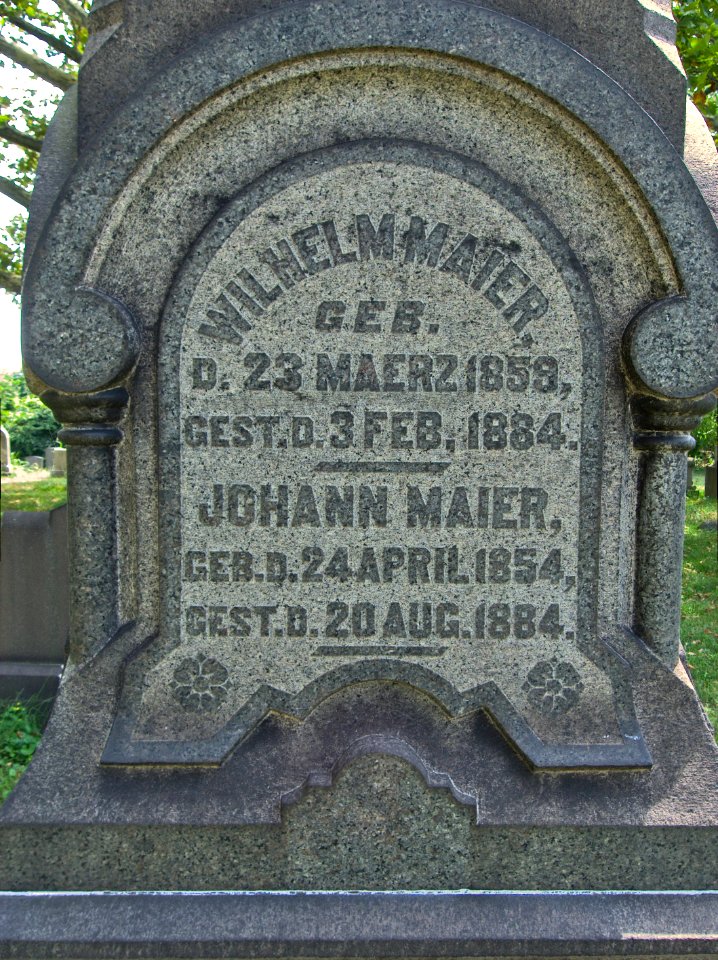 Maier Obelisk, Voegtly Cemetery, 2015-08-09. 02
