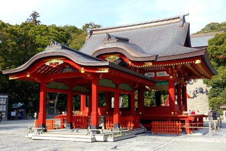 Mai-den - Tsurugaoka Hachiman-gū - Kamakura, Kanagawa, Japan - DSC08316