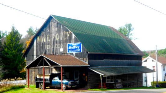 Mail Pouch barn nr Hudsondale Packer TWP CarbCo PA