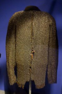 Mail shirt, apparently European - Glenbow Museum - DSC00708