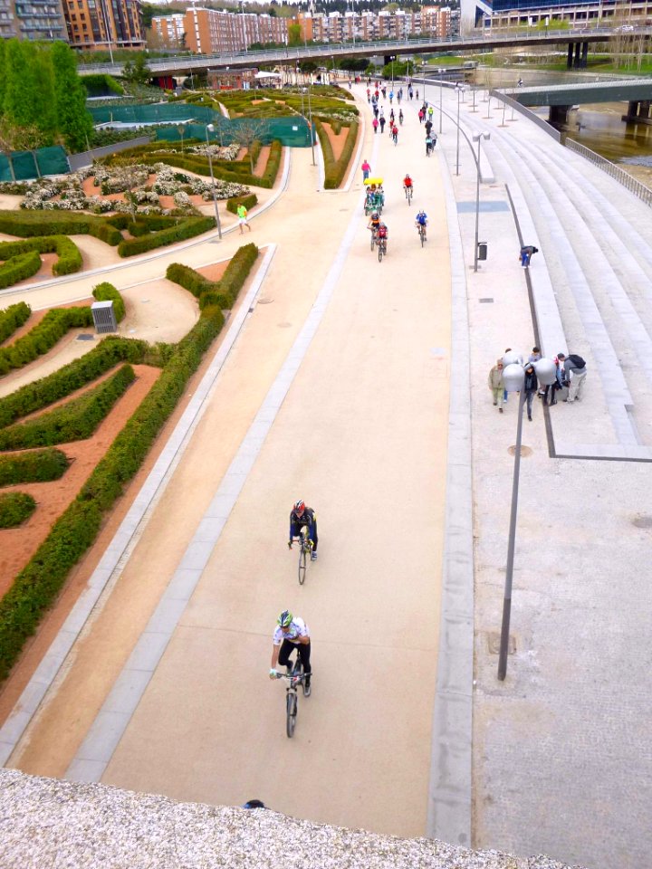 Madrid - Ribera del Manzaneres desde el Puente de Toledo 1
