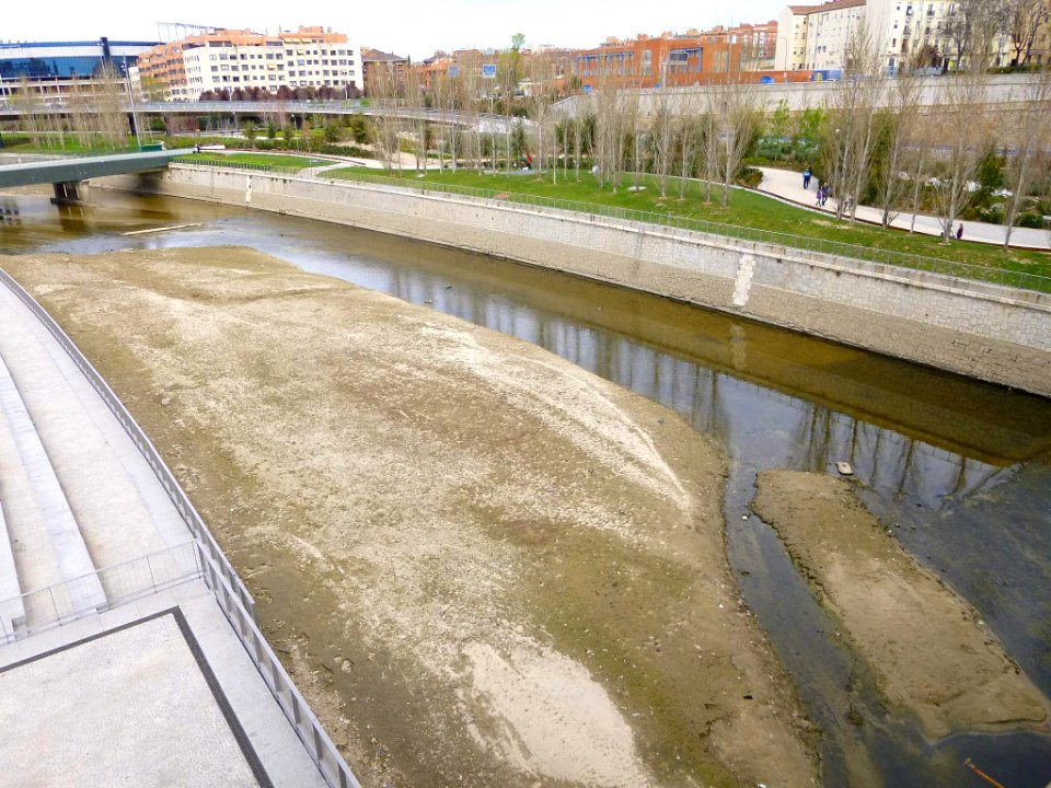 Madrid - Ribera del Manzaneres desde el Puente de Toledo 4