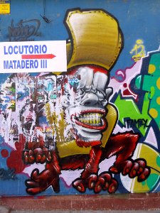 Madrid - Puente de Vallecas - Graffiti 1