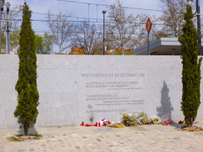 Madrid - Puente de Vallecas - Estación de El Pozo, Monumento a las Víctimas del 11-M (3)
