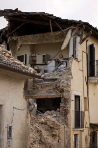 Disaster house roads