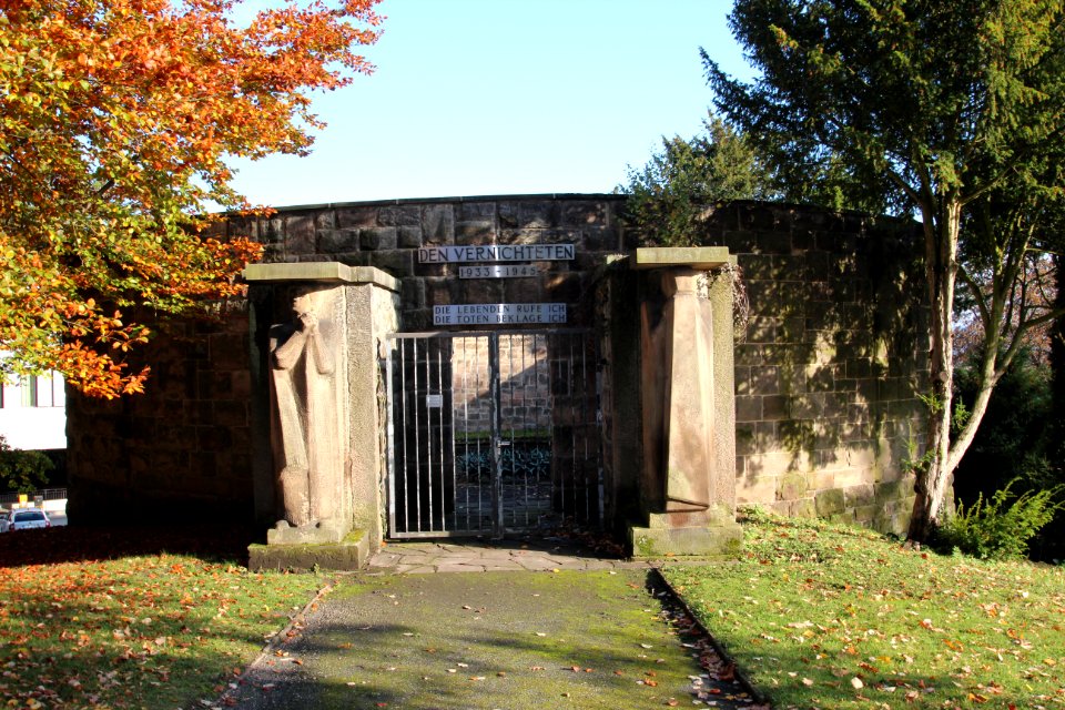 Mahnmal im Fürstengarten in Kassel