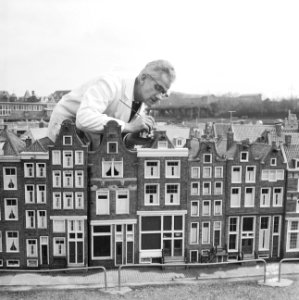 Madurodam in de verf, een stukje Jordaan, Bestanddeelnr 917-5523